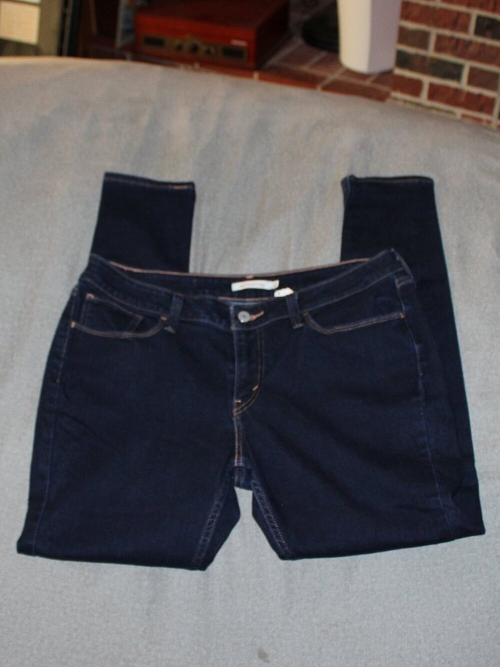 Levi’s 535 Super Skinny Dark Wash Jeans Women’s Size 33x28 Stretch Denim